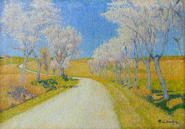 Route aux Amandiers en fleurs